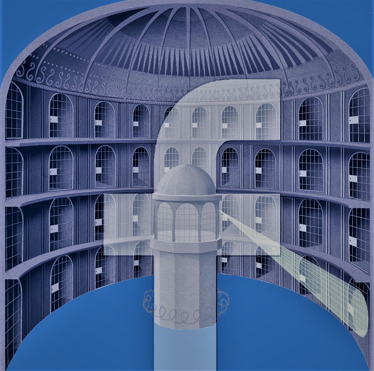 A 21st century panopticon called Facebook.