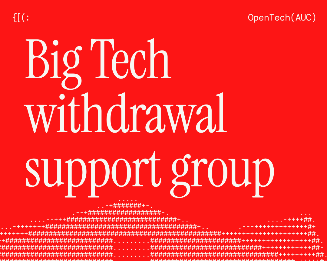 big tech withdrawal support group